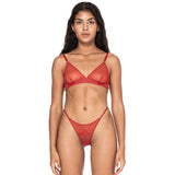 Tribal Red Thong