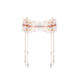 Laia Cream Garter | Pas do pończoch