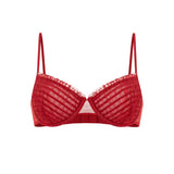 Luminous Red Bra