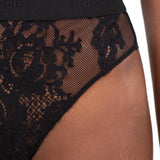 Sicilia Nero High-Waist Brief