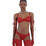 Mesh Butterfly Red