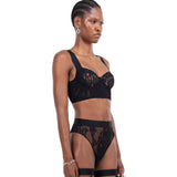 Sicilia Nero High-Waist Brief