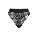 Sicilia Nero High-Waist Brief