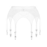 Tara White Garter | Pas do pończoch