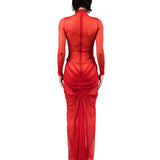 Gossamer Red Dress