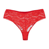 Elisa Red High-Waist Brief