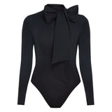 Leona Black Bodysuit