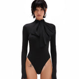 Leona Black Bodysuit