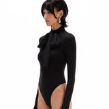 Leona Black Bodysuit