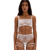 Elara Cream Bandeau Bra