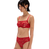 Elisa Red Bandeau Bra