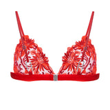 Ami Red Bralette Bra