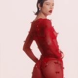 Emery Red Bow Catsuit