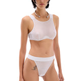 Emma White High-Waist Brief