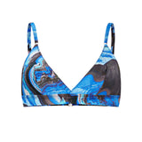 Aliens Mysterie Blue Silk Bra
