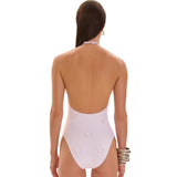 Emery White One Piece Swimsuit