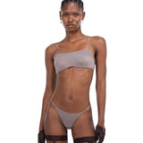 Keira Grey Bandeau Bra