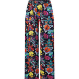 Aliens Black Silk Pants