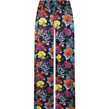 Aliens Black Silk Pants