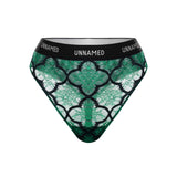 Sicilia Green High-Waist Brief