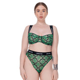 Sicilia Green High-Waist Brief