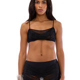 Sabine Black Bandeau Bra