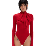 Leona Red Bodysuit