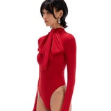 Leona Red Bodysuit