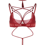 Kasumi Red Bra & Chocker set