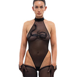 Gaia Black Bodysuit