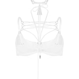 Kasumi White Bra & Chocker set