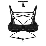 Kasumi Black Bra & Chocker set