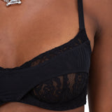 Elain Black Bra