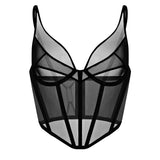 Asteria Black Corsage Bra