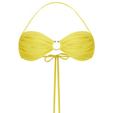 Icon Yellow Swim Top