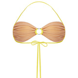 Icon Yellow Swim Top