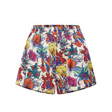 Aliens Beige Silk Shorts