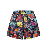 Aliens Black Silk Shorts