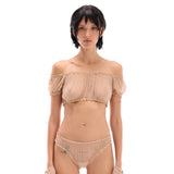 Boytears Beige Thong