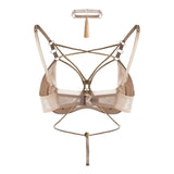 Kasumi Beige Bra & Chocker set