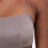 Keira Grey Bandeau Bra